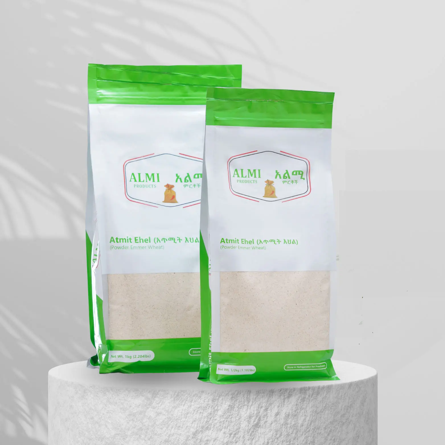 Atmit Ehel (አጥሚት እህል) Powdered Emmer Wheat & Roasted Barley 